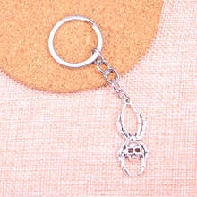 20pcs skull spider halloween Keychain 40*16mm Pendants Car Key Chain Ring Holder Keyring Souvenir Jewelry Gift 2024 - buy cheap