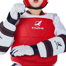 WTF-Protector de pecho de Taekwondo para niños y adultos, protectores de Taekwondo para Karate, color rojo y azul, compatibles con la espalda, armadura TKD, uso de doble cara 2024 - compra barato