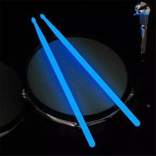 Juego de baquetas fluorescentes de Jazz, M5TC, 1 par, 5A, luminoso, para escenario oscuro 2024 - compra barato
