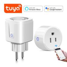 Tuya Smart WiFi switch socket US EU Plug Wall Outlet Light Switch Smart Life Voice Control work with Alexa Google Home 2024 - buy cheap