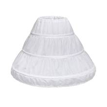 Children Princess Skirt Petticoat Girls Wedding Dress Hoop Skirts Accessories Drawstring Adjustable Waist Lining 2024 - buy cheap