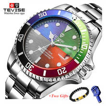 New Tevise Automatic Self Wind Watch Men Luxury Gold Mechanical Wrist Watch 316L Stainless Steel Waterproof Clock Man Watch 2019 2024 - buy cheap