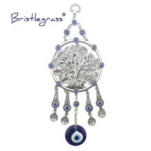 BRISTLEGRASS-amuletos de disco de los deseos del mal de ojo azul turco, amuleto de la suerte, colgante de pared, péndulo, decoración de protección 2024 - compra barato