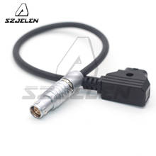 Adaptador de energia macho d-torneira para 4 pinos fêmea, cabo para canon c200 c300 lização 2 ii, cabo de alimentação 2024 - compre barato