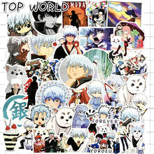 10/50pcs /pack Japan Anime Gintama Cartoon Stickers For Case Laptop Motorcycle Skateboard Luggage Children Toy Decal Sticker 2024 - buy cheap