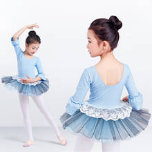 Girls Ballet Tutu Tulle Dress 3/4 Flare Sleeve Gymnastics Leotard Lace Multilayer Ballet Leotard For Girl Ballerina 2024 - buy cheap