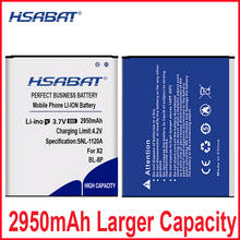 HSABAT New High Quality Accumulator Battery BL-8P For UMI X2 UMIX2 VOTO X2 V5 DNS S5002 BL8P BL 8P Mobile Battery in stock 2024 - buy cheap