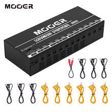 Mooer macro power s12 profissional guitarra efeito fonte de alimentação estação distribuidor 12 saídas dc isoladas 9v/12v/15v/18v escudo 2024 - compre barato