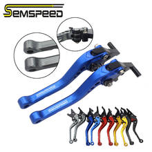 SEMSPEED Motorcycle New 3D Rhombus Short Brake Clutch Levers Handle Grips End For Honda PCX 150 125 PCX125 PCX150 2010-2019 2020 2024 - buy cheap