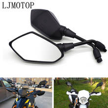 For Yamaha FZ6 FAZER FZ6R XJ6 DIVERSION XSR 700 900 TDM 900 Universal 10mm Motorcycle Rearview Mirrors Scooter Moto Side Mirrors 2024 - buy cheap