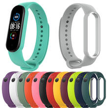 2020 New Soft TPU Band For Xiaomi Mi Band 5 Sports Wrist Bracelet Strap Replacement For Miband 5 Watch Band Loop 2024 - buy cheap