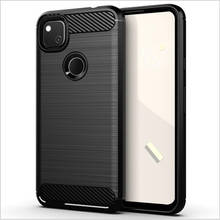 For Google Pixel 2 3 3A 4 A XL Case Carbon fiber Cover Shockproof Phone Case On Pixel 2XL 3XL 4XL Cover Full Protection Bumper 2024 - buy cheap