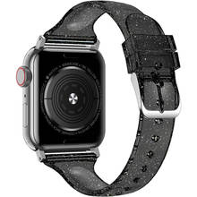 Прозрачный блестящий силиконовый ремешок для Apple watch band 40 мм 38 мм iwatch band 44 мм 40 мм Женский браслет для apple watch 5/4/3/2 2024 - купить недорого