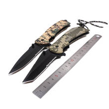 Folding Pocket Knife Tactical Survival Camping Hunting Knife 3Cr13 Blade ABS Handle Combat Outdoor EDC Knives Multi Tools 2024 - buy cheap