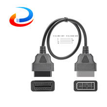 Adaptador de conector de 16 pinos para nissan, obd obd2, diagnóstico automático e cabo de extensão 2024 - compre barato