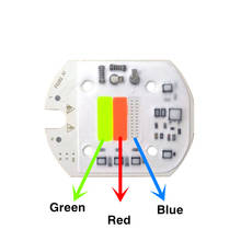 1pcs 220V 30W LED COB Chip RGB AC220V 30 watt Colorful Light Source With Smart IC Driver Chip For DIY Floodlight Spotlight 2024 - buy cheap
