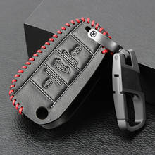 Leather Key Case Fob Remote Cover For Citroen C3 C4 C5 DS3 DS4 Picasso Xsara For Peugeot 308 307 508 2008 3008 4008 5008 Expert 2024 - buy cheap