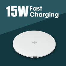 15W Fast Qi Wireless Charger Pad For iPhone X 8 11 Pro XS Max XR Samsung S20 S9 S8 S7 Huawei Xiaomi Mi 10 9 Quick Charging Base 2024 - buy cheap