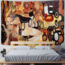 Tapiz de Arte de mosaico indio, Mandala, alfombra colgante de pared, arte del cuerpo humano, toalla de playa para dormitorio, decoración del hogar, tapices 2024 - compra barato