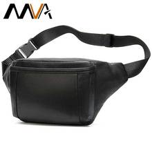 MVA Men's Waist Bag For Men's Belt Bag Bum Waist Packs Fanny Pack Sheep Genuine Leather Belt Bags Hip Man Belt Pouch Chest Bags 2024 - buy cheap