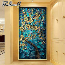 FULLCANG-pintura de diamante 5d diy "Árbol de garabatos abstracto", mosaico de diamantes de imitación cuadrados o redondos, decoración para el hogar, gran oferta, FC2524 2024 - compra barato