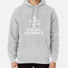 Keep Calm And Social Distance hoodie long sleeve Keep Calm Social Distance 2024 - buy cheap