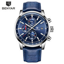 2021 BENYAR men luxury watches top brand Quartz chronograph watch fashion sport automatic Date military clock Relogio Masculino 2024 - buy cheap