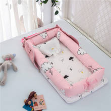 Cribs For The Baby Portable Baby Nest Bed for Boys Girls Travel Bed Infant Cotton Cradle Crib Baby Bassinet Newborn Bed 2024 - buy cheap