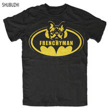Frenchy Man T-Shirt Dog,Hund,Fun,Bat,Gotham,Justice,Bulldog,Kult,Logo cotton Short-Sleeve T Shirt summer plus size tops sbz198 2024 - buy cheap