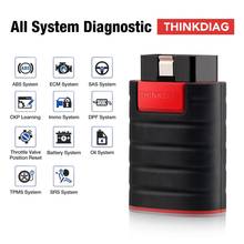 Thinkdiag-scanner de diagnóstico automotivo, sistema completo para identificar e reparar, leitor de código, modelo obd2, 15 funções de reset 2024 - compre barato