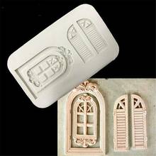 Door Window Shape Cake Fondant Mold Candy Chocolate Silicone Molds Biscuits Embossed Mould DIY Cake Tools 2024 - buy cheap