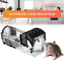 Black Automatic Lock Mousetrap Household Mouse Extinguisher Continuous Mouse Cage  Mouse Trap Sticky Mouse Board Mouse Repeller 2024 - buy cheap