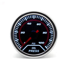 Auto Oil press gauge 2" 52mm Oil pressure gauge Pointer sensor 0-100 PSI displaying Car meter digital fuel pressure testers 2024 - buy cheap