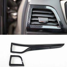 For Ford Mondeo 2013-2018 Left Hand Drive 2PCS Carbon Fiber ABS Car Dashboard Trim Console Panel Molding Cover 2024 - buy cheap