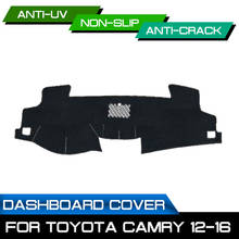 Car Dashboard Mat Anti-dirty Non-slip for Toyota Camry 2012 2013 2014 2015 2016 Dash Cover Mat UV Protection Shade 2024 - buy cheap