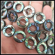 26pcs wholesale beads abalone shell beads for women bracelets making round shape shell strings size 15mm 2024 - buy cheap