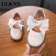 Calçados com ponta redonda para crianças ulknn, sapatos para crianças da moda em couro, cor sólida 26 a 36, verão 2021 2024 - compre barato
