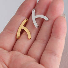Fnixtar Lucky Wishbone Шарм зеркальная полировка Нержавеющая сталь DIY Wishbone изготовление ожерелий с подвесками 13*20 мм 20 шт./лот 2024 - купить недорого