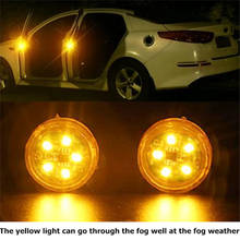 Kebedemm lâmpada de segurança com 5 leds, para abertura de carro, com flash, sem fio, anti-colisão, para estacionamento 2024 - compre barato