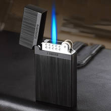 Громкий новый фонарь/турбо Зажигалка кремневая газовая зажигалка металлические зажигалки для сигарет аксессуары для сигарет гаджеты для мужчин 2024 - купить недорого
