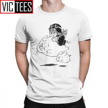 Arale Pigs Men Tshirt Dr Slump Toriyama Anime Manga 90s Cute Robot 80s Novelty Tshirt 100 Percent Cotton 2024 - buy cheap