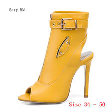 Women High Heel Sandals Peep Toe Shoes Woman High Heels Gladiator Sandals Pumps Plus Size 34 - 40 41 42 43 44 45 46 47 48 49 50 2024 - buy cheap