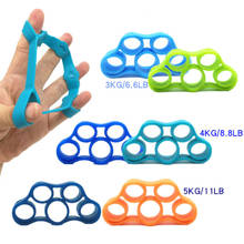 Hand Gripper Silicone Grip Wrist Strength Trainer Finger Expander Exercise Finger Exerciser Resistance Bands Fitness 2024 - buy cheap