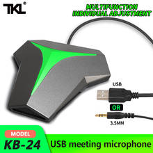 Tkl-microfone condensador omnidirecional usb/3.5, para jogos no youtube, plug & play, microfone para pc 2024 - compre barato