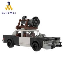BuildMoc City Car Movie vблюз братья BluesMobile мини-модель строительные блоки кирпичи обучающие игрушки для детей Рождественский подарок 2024 - купить недорого
