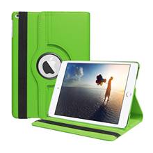Case Cover For iPad Air 2 360 Degree Rotating PU Leather Flip Smart Case For iPad Air 2 A1567 A1566 Magnetic Auto Wake Up/Sleep 2024 - buy cheap