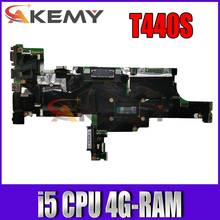 Для Lenovo Thinkpad T440S Материнская плата ноутбука VILT0 NM-A052 материнская плата с Intel i5 CPU 4G-RAM 100% тест 04X3888 04X3903 04X3906 2024 - купить недорого