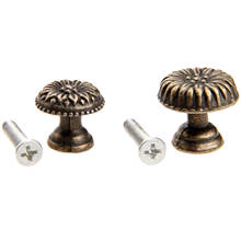 Antique Bronze Cabinet Knobs and Handles Furniture Knob Kitchen Drawer Cupboard Pull Handle Jewelry Box Wooden Case Pull Handles 2024 - buy cheap