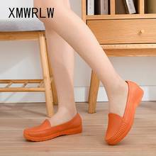 XMWRLW Women's Flat Shoe 2020 Spring Autumn Rain Shoes For Women Casual Slip on Waterproof Shoes Woman Flat Non-Slip Rain Shoe 2024 - buy cheap