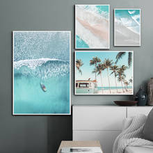 Ocean lanBoat Wave Diamond Painting Picture Nature Scandinavian Poster Nordic Decoration Beach Bus Mosaic Art Painting 2024 - buy cheap